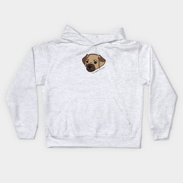 Puggle Pride Kids Hoodie by horizonfall